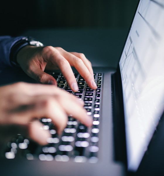 Software development on a laptop