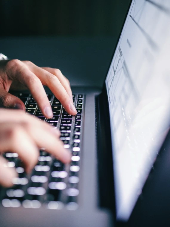 Software development on a laptop
